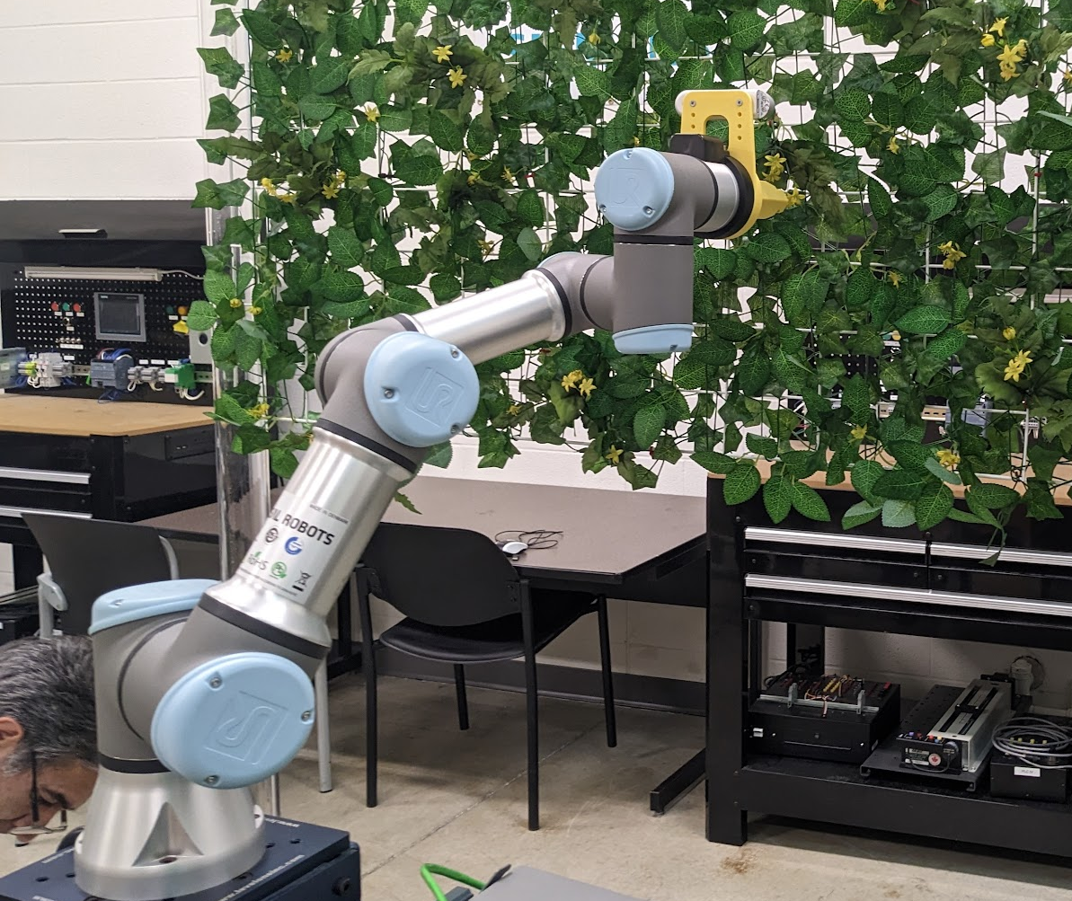 Pollinator robot arm